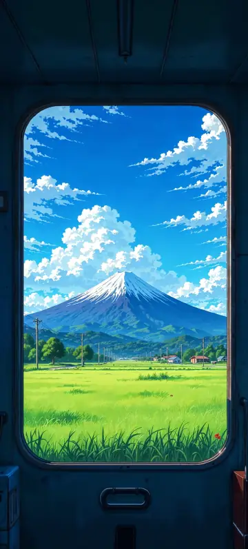 “Train to nowhere” wallpaper · Anime Days style