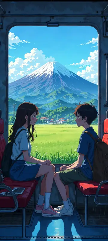 “Where? Nevermind” wallpaper · Anime Days style