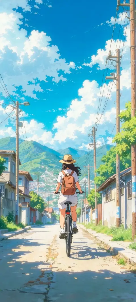 Hintergrundbild „It will always be my home“ · Stil Anime-Tage