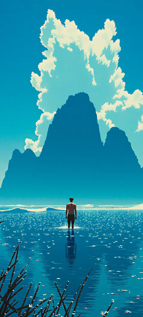 “This is life” wallpaper · Pastel Postcard style