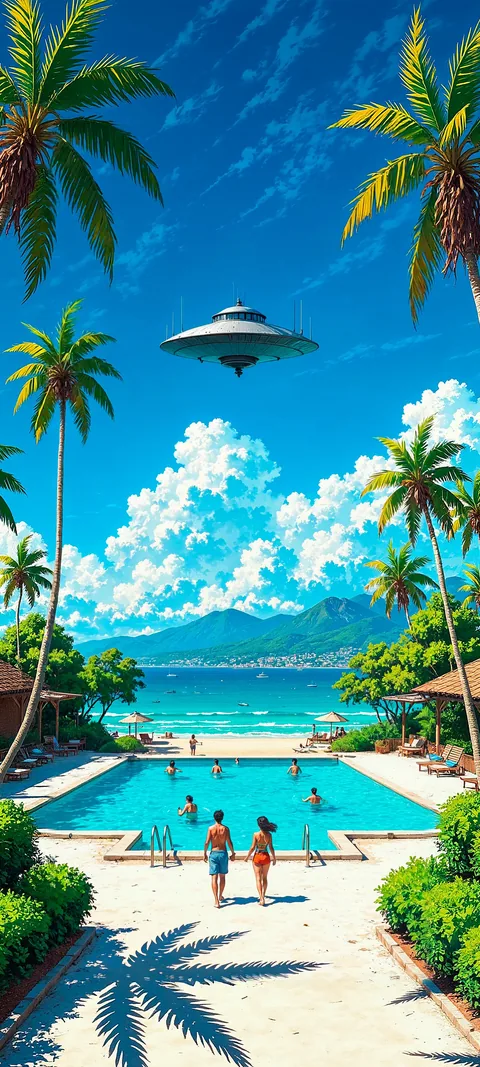 Hintergrundbild „What will happen now?“ · Stil Anime-Tage
